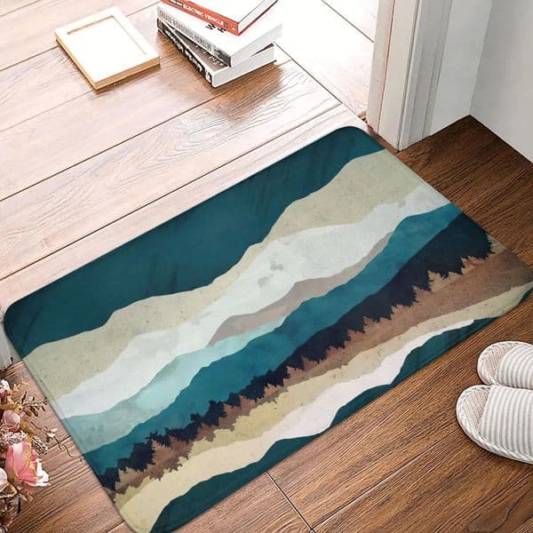 Nordic Sunrise Moon Home Door Mats Home Bathroom and Kitchen Floor Mats Bathroom Mats Entrance Door Mats Bathroom Products 241021
