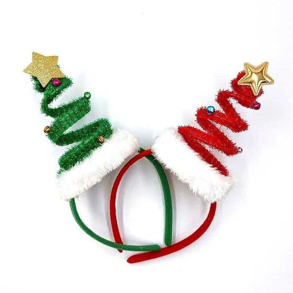 Christmas tree headband childrens Christmas headband 2025 Christmas supplies Christmas amusement park decoration childrens discount W241021