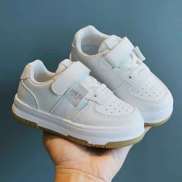 Kids Sneakers Boys Girls PU Leather Simple Small White Shoes Lightweight Comfortable Single Shoes Toddler Sports Board Shoes LX241022