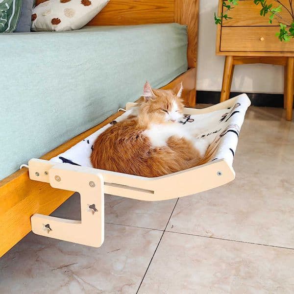Cat bed cat hanging bed cat nest suitable for all seasons bedside window sun exposure winter warmth cat hammock pet bed