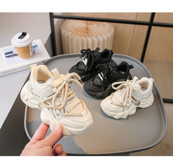 Athletic Outdoor for Toddler Boys Girls Baby Mesh Style Little Kids Casual Sneakers Non-slip Cutefeet Children Youth Sport Shoes Big Size 26 - 37