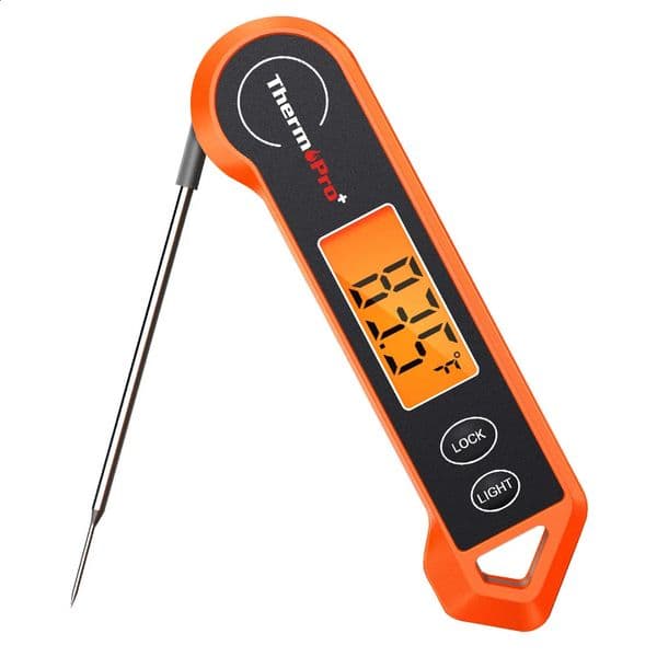 ThermoPro TP19H Quick Reading Waterproof Meat Temperature Gauge with Backlight Digital Barbecue Temperature Gauge 241021
