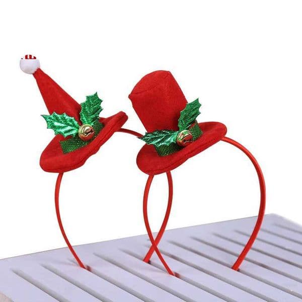 1 cute Christmas hat with Christmas headpiece party hair decoration childrens New Year gift W241021