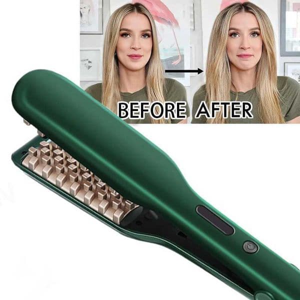 3D Mesh Curler Ceramic Hair Fluffy Ripple Curler Flat Iron Wave Negative Ion Curler M241022