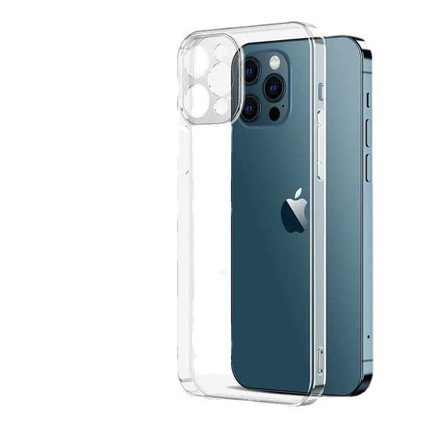 Durable Translucent Phone Case for Samsung S24 iPhone 16/15 Plus/Pro Max/14/13 - Transparent Soft TPU Material