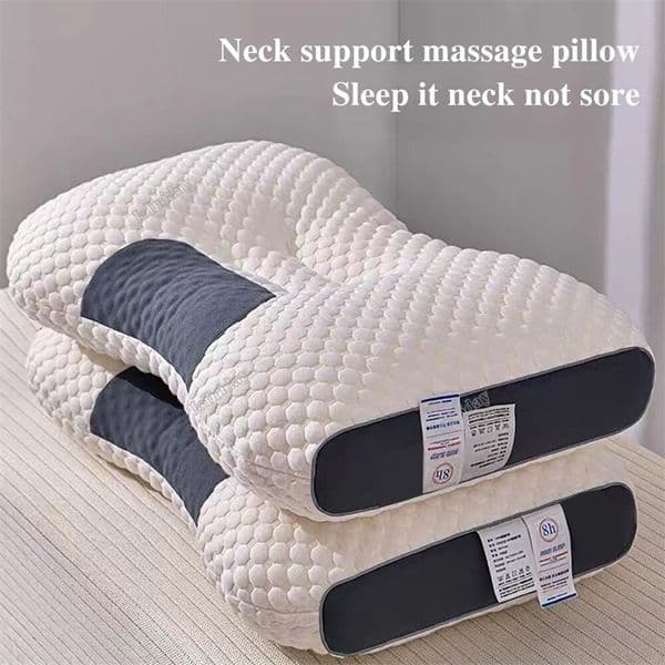 Super 3D ergonomic pillow neck pillow protects the neck spine orthopedic contour pillow bed suitable for all sleeping positions 241022ww