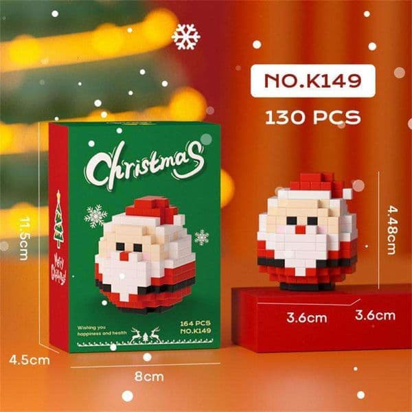 2026 New Christmas Toy Festival Display Model Santa Building Bloc Toys Compatible Gifts Etc Toy
