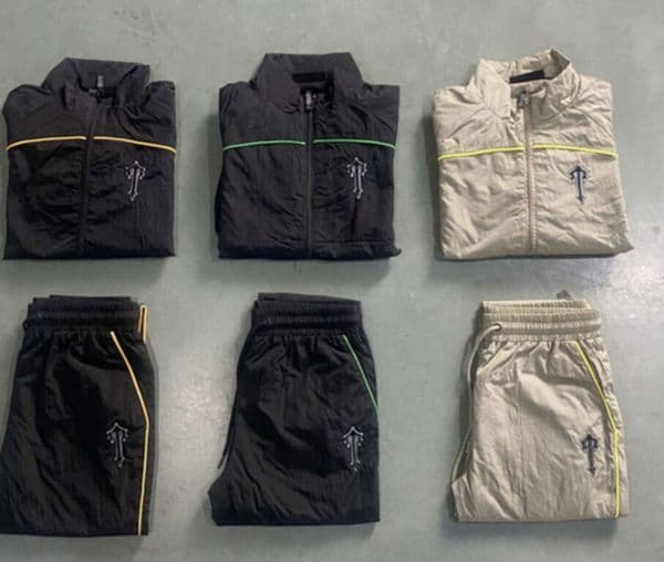 2026 Set High Street Men Fashion Quality Embroidery Sweatshirts Jogging Suit Jacket Zipper Arched Patchwork Shell warm prm