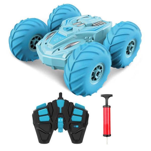 High Quality New 2.4G 4WD amphibious rollover Stunt Car RC car childrens toy waterproof remote control car T241023