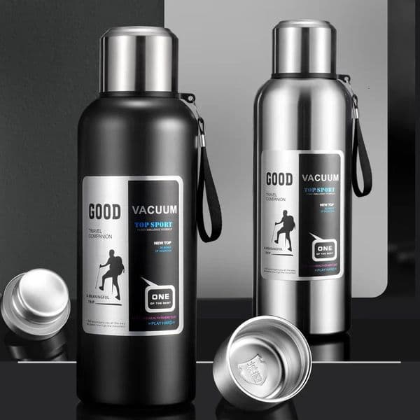 Large capacity and cold drum stainless steel insulated tea coffee water bottle insulated sheet travel mug 241021