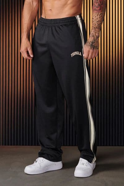 American style YA mens sports pants jogging gym fitness printed mid waist pants fashionable casual mens style 241024