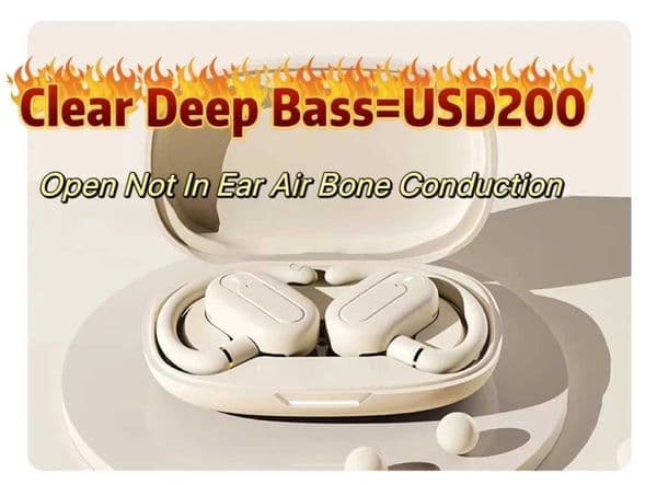 2025 New New Arrival For Shokz Openfit Air OWS Cleer ARC 3 Bone Conduction Open Wireless BT Microphone For 1More Fit Earphones Z241213 Free