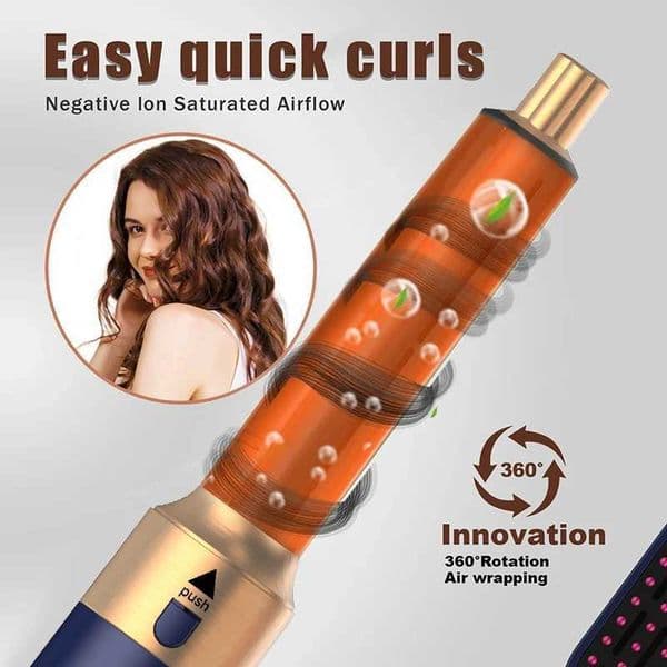 Hair Curlers Straighteners For Dyson Airwrap 5 in 1 Dryer Hot Comb Set Professional Curling Iron Straightener Styling Tool Household H241024 FVLX
