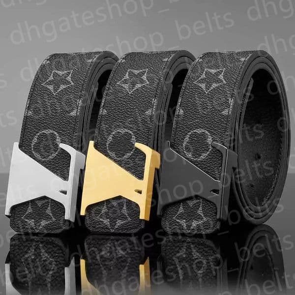 mens belt designer belts womens belt 38mm leather belts for man smooth buckle woman waistband fashionable belt optional with box daily business belt AAAAAA