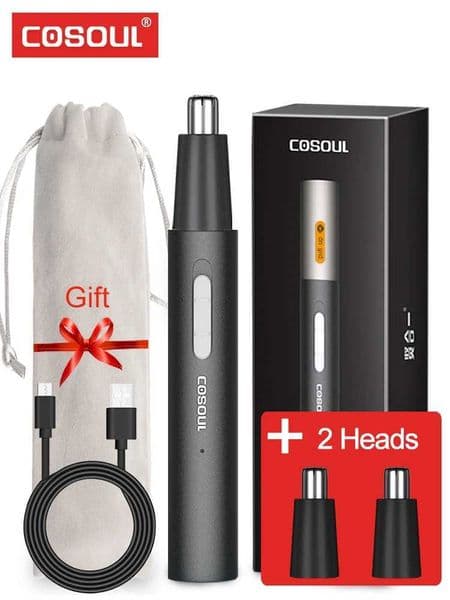 COSOUL Nose Hair Trimmer Electric Rechargeable Nose Trimmer Men Shaver Razor Women Epilator Cutter WaterproofXJ241024