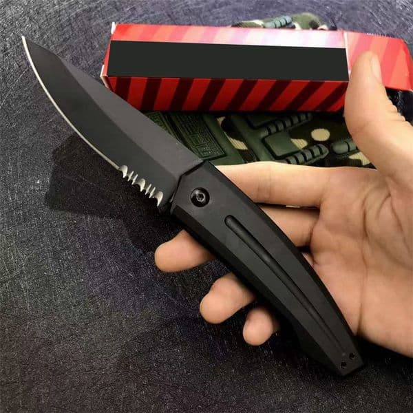 Model OEM KS Launch Tactical Folding Knife c Blade Aluminum Handle Outdoor Camping Survival Pocket Knives Tools