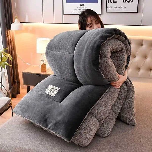 Winter bedding double-sided velvet cashmere twin bedding large bedding thick comfortable core W241024
