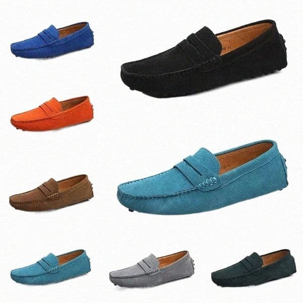 men casual shoes Espadrilles ocean navy brown wine red taupe green Sky Blue Burgundy mens sneakers outdoor jogging walking fou X5Mo#