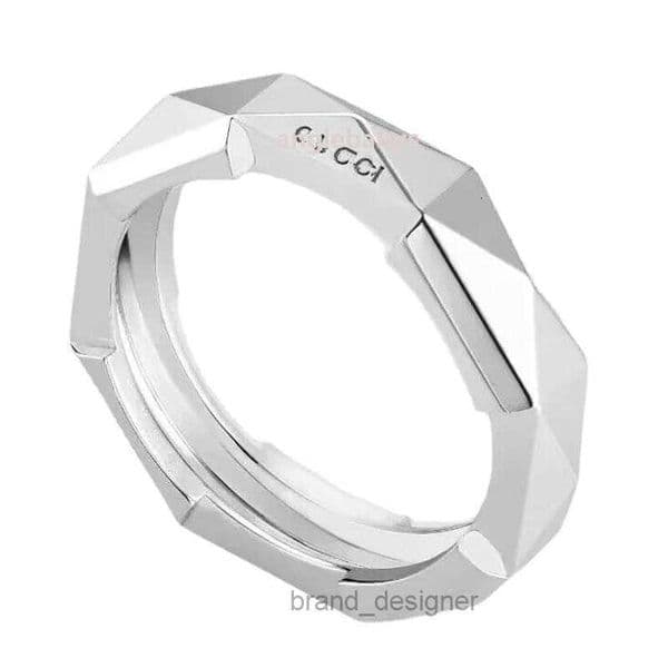Fashion designer ring sterling silver rings stud band ring rings for mens and womens party wedding engagement jewelry lovers gift803Z