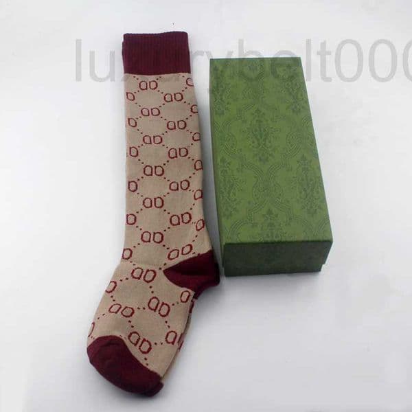 Designer Gg Men's Port Sock Designer Men's Women's Socks High Quality Style Mixed Colo Wholesale Price Ins Hot Styles Casual Stockings Leisure Sport Breathable 0CT5