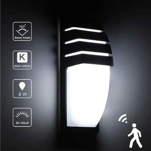 Outdoor waterproof LED wall light AC90-260V aluminum courtyard garden porch corridor light retro wall light X241025