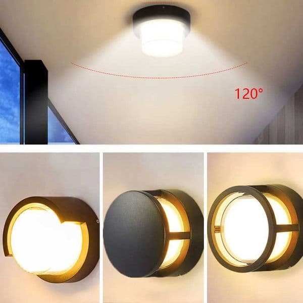 LED outdoor wall light AC110V 220V motion sensor waterproof IP66 wall light indoor modern living room decoration light X241025
