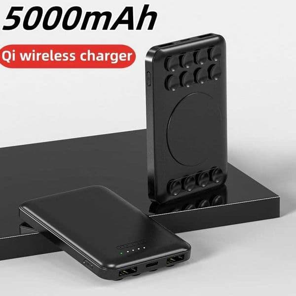 Magnetic wireless power pack 5000mAh dual USB mini power pack suitable for iPhone 14 portable charger backup battery M241026