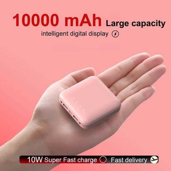 Power Pack 10000mAh Portable Power Pack Large Capacity 2A Light Display Charging Treasure Suitable for M241026