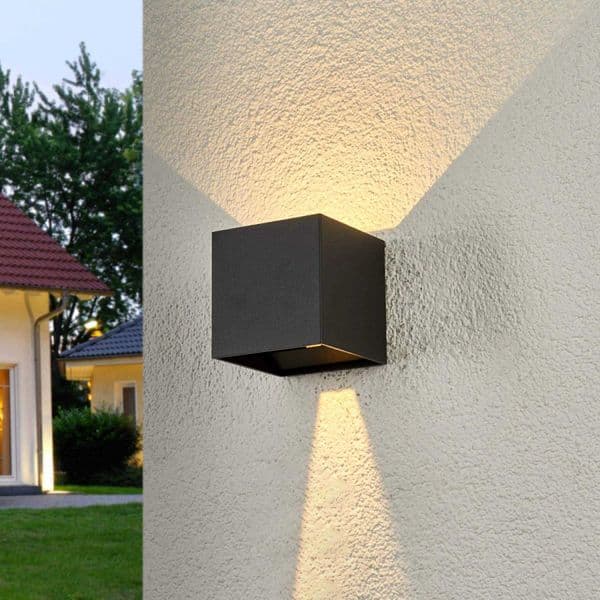 Modern simple LED wall light outdoor waterproof garden porch lighting aluminum indoor art light AU62 6W 12W AC85-265 X241025