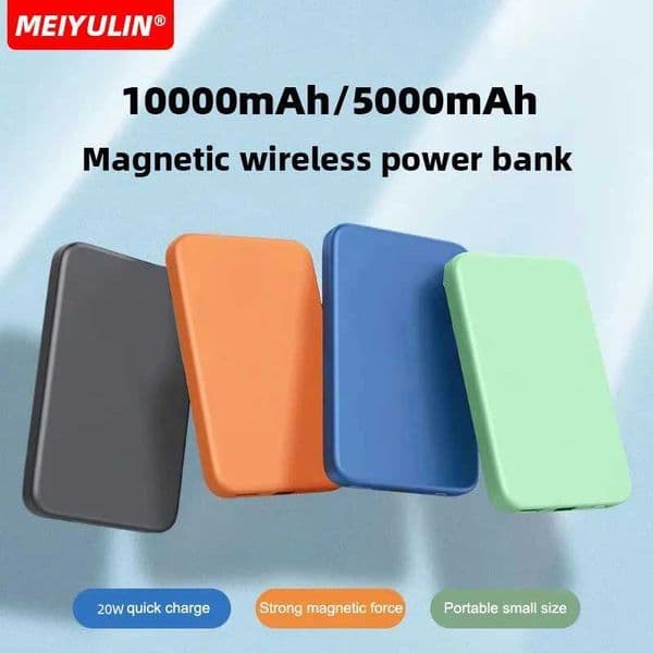 10000mAh magnetic power pack wireless charger portable 5000mAh USB C fast charging external battery M241026