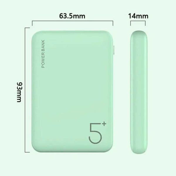 New Arrival 5000mAh Ultra Silm External Battery Polymer Powerbank Portable Phone Charger C-Type Power Pack Suitable for iPhone Mi Power Pack Z241026