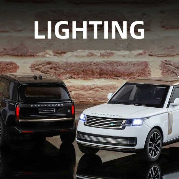 Plane High Quality 1/32 Land Range slot car Rover SV SUV Alloy Die Casting Metal Off Road Car Model Simulating Sound And Light Childrens Toy Gift Car Track