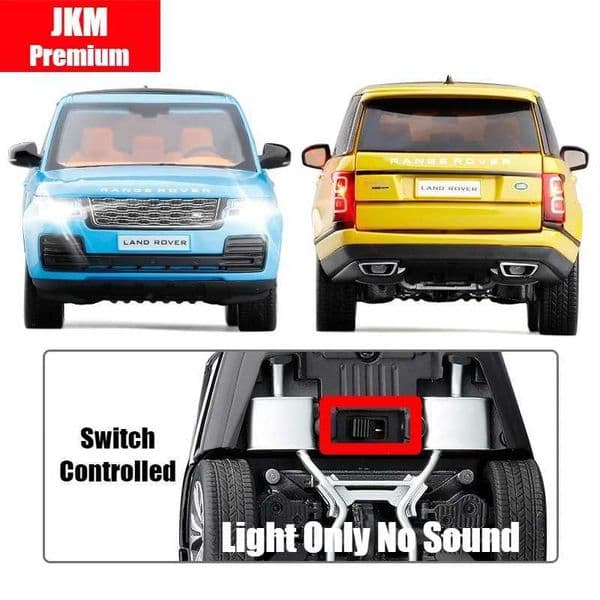 High Quality 1/32 Land Rover Range Rover Sport Toy SUV Mini JKM Die Cast Alloy Pull Back Sound Light Series Christmas Gift T241025