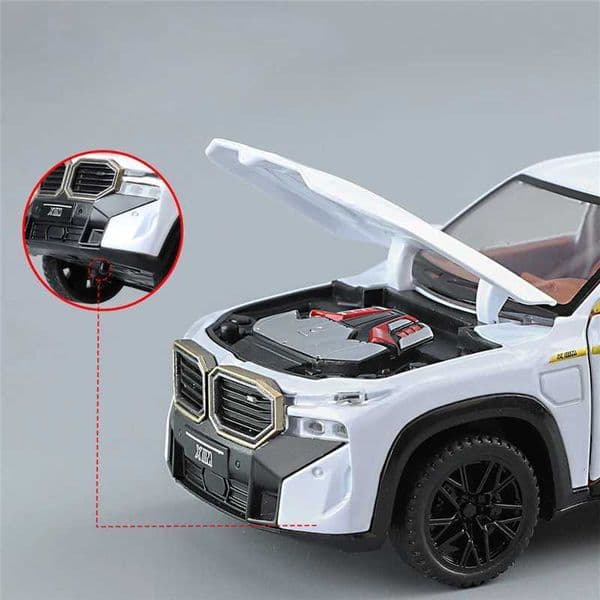 High Quality 1 32 XM SUV alloy sports car model die-casting metal toy new energy vehicle model simulation sound and light childrens gift T241025