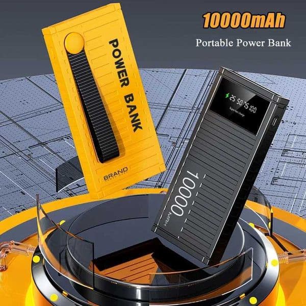 New Arrival PowerBank 10000mAh portable charger external battery pack PowerBank is suitable for iPhone 14 fast charging dual USB output Z241026