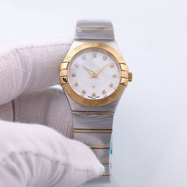 New Luxurious High Quality Classic Constellation Watch Designer Watch Watch Women Ceramic 28MM Bezel Luxury Watch Quartz Movement Watch No Box