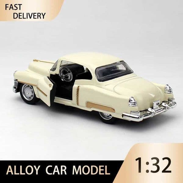 1 32 Alloy Diecast Cadillac S Retro Car Model Classic Pullback Car Mini Car Model Imitation Car Decoration Collection Toy M241025