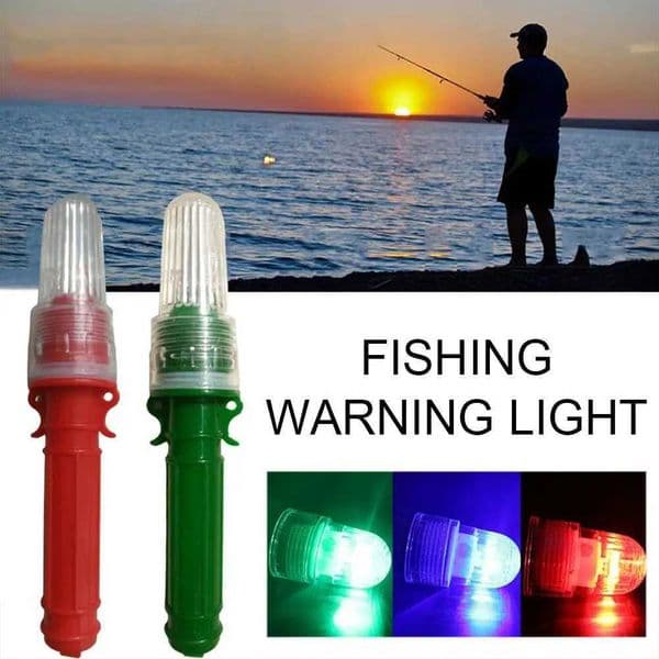 1Pcs Fishing Light Double Single Color Beacon Lamp Indicator Signal Light Lure Accessory Buoy Underwater Fish Lamp Fishing U4D7LX241026