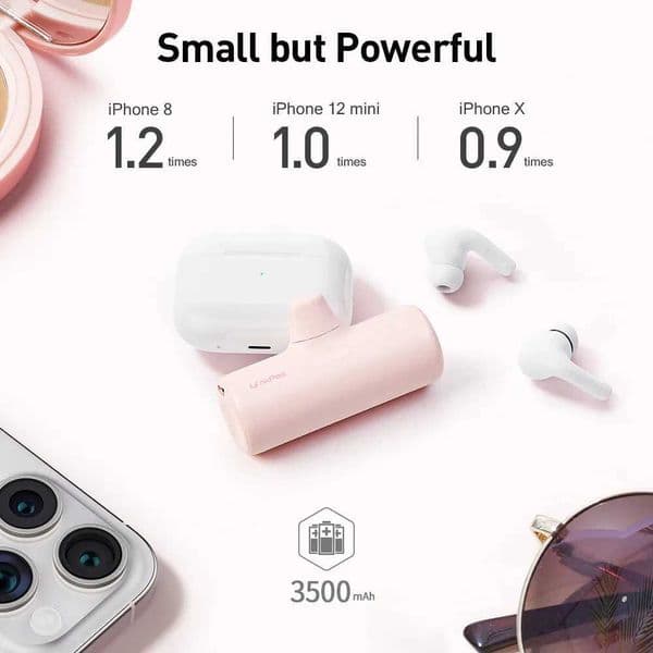 Hot Sale IWALK Mini Portable Capsule Outdoor Power 4500mAh Mobile Power Fast Charging Suitable for iPhone Lightning T241026