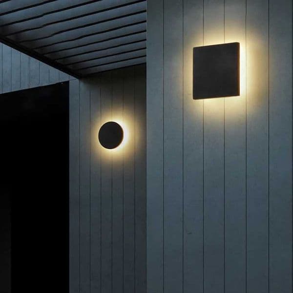 Circular square LED wall lamp outdoor wall lamp waterproof wall lamp AC90-260V X241025