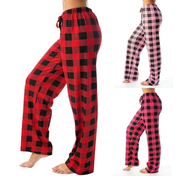 Sweatpants Cargo Pants Men Casual Plaid Loose Sport Pajama Trousers MenS Clothing Sports Joggers 241025