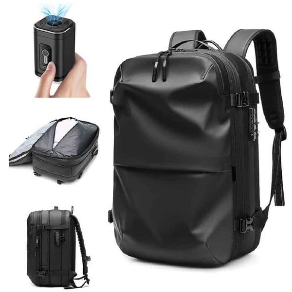 Men Travel Backpack vacuum compressi 17 inch Laptop Backpack Business Large Capacity school Backpack Expanded Hiking backpackXJ241026