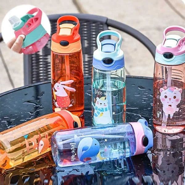 Baby Feeding Cup Sports Bottles Leakproof Childrens Straw Bottle Kid Water Sippy Cups Water Bottles Childrens CupXJ241026