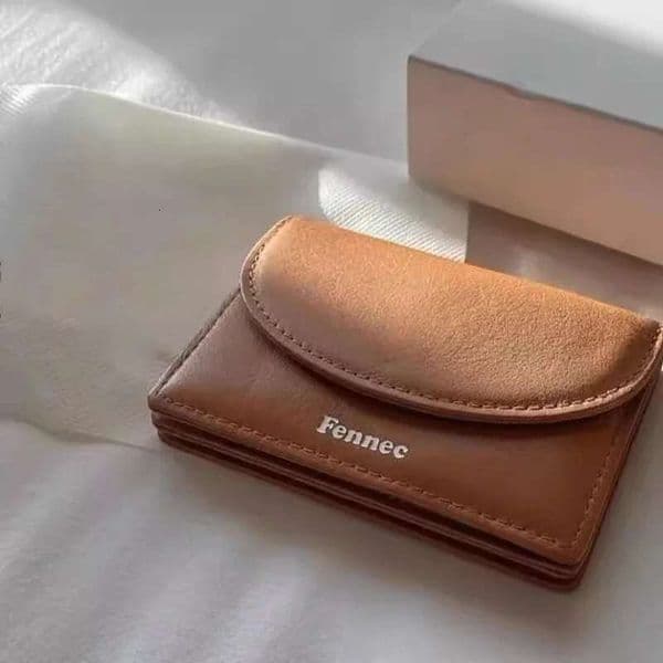 Fennec New Style Cattle Pickup Designer Popular Multi-Layer Cute Soft Leather Document Bag Beautiful Premium Coin Wallet