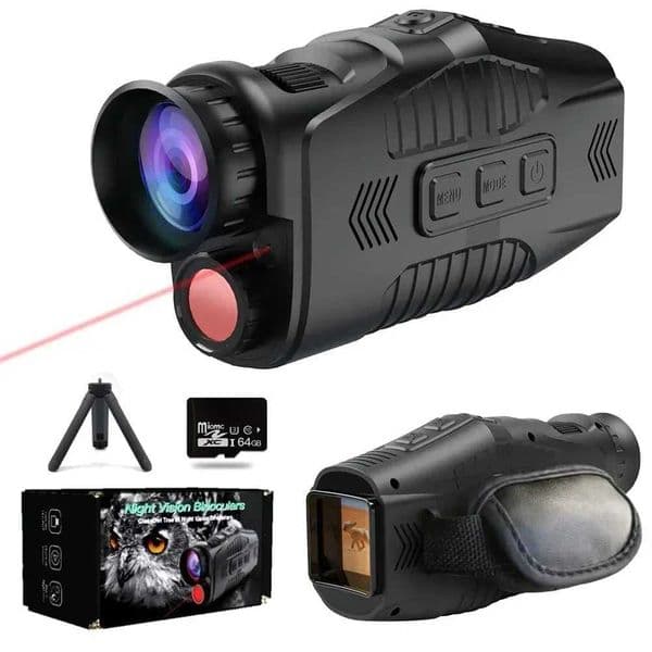 Single Tube Infrared Night Vision Device Telescope 300m Full Dark Range Hunting High-definition Video Shooting 1080PXJ241028