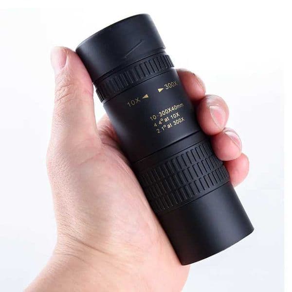 HD Zoom Monocular Telescope Stepless Zooming Long Range Bak4 Prism Telescope with Compass for Hunting Outdoor Camping GiftsXJ241028