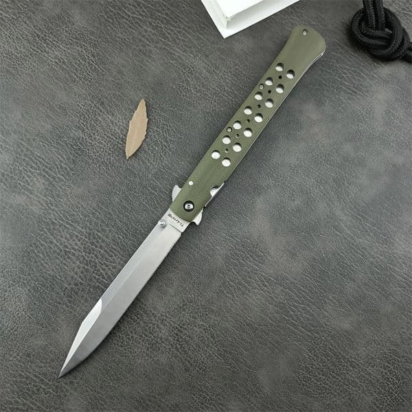 Outdoor Bailout Tactical Folding Ti-Lite VI Green G-10 Handle High Quality Multifunction Hunting EDC Pocket Knife CS-26C6AA 15535 3300 535 533 9000 Tools