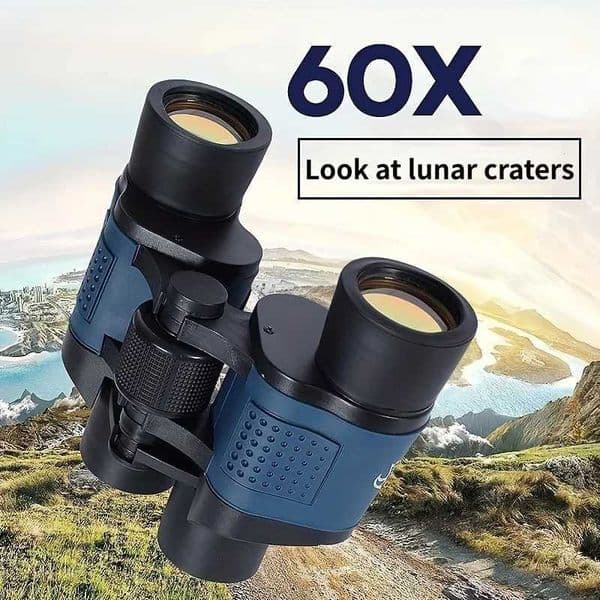 Binoculars 60X60 Long Range Bak4 Prism HD High Power Telescope Optical Glass Lens Hiking Travel Portable for Hunting Sport ScopeXJ241028