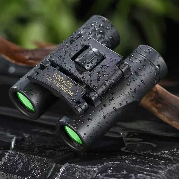 500X25 High-definition Powerful Binoculars Remote Folding Mini Telescope BAK4 FMC Optical Hunting Sports Outdoor Camping TripXJ241028