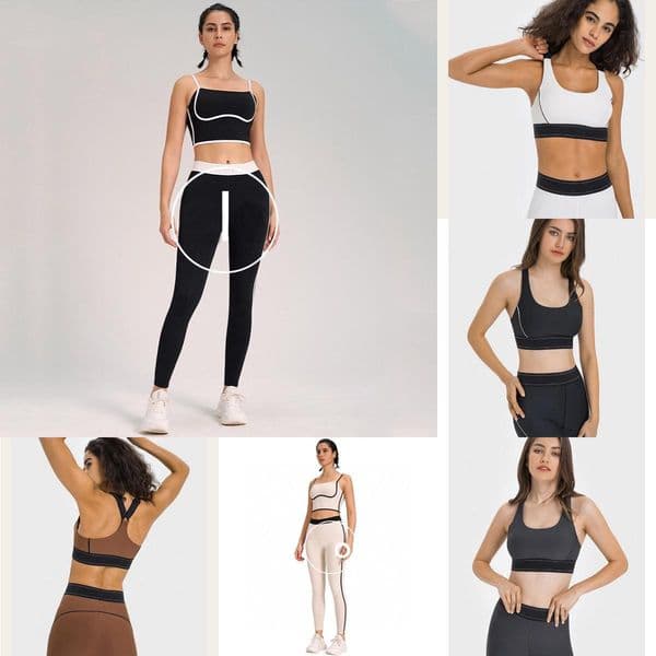 Active Sets Yoga Align Sports Bra Gym Clothes Womens Underwears Tanks Shockproof Running Fashion Icon Fitness Workout Back Sexy T Shirt womens Fashion Vest1